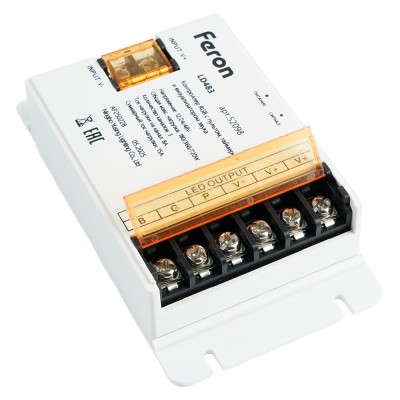 Контроллер диммер для светодиодной ленты с П/У белый, 12-24V, LD62 Артикул 52098