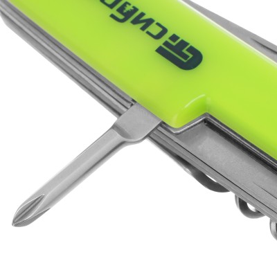 Нож многофункциональный, компактный размер, 15 функций, 90 мм Сибртех