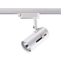 370413 PORT NT19 244 белый Светильник трековый однофазный трехжильный IP20 GU10 50W 220V PIPE