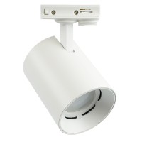 Светильник Feron AL169 трековый однофазный на шинопровод под лампу GU10, белый Артикул 51849 Светильник Feron AL169 трековый однофазный на шинопровод под лампу GU10, белый Артикул 51849