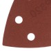 Треугольник абразивный на ворc. подложке под "липучку", перф., P 320, 150х150х100 мм, 5 шт. Denzel