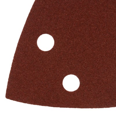 Треугольник абразивный на ворc. подложке под "липучку", перф., P 150, 150х150х100 мм, 5 шт. Denzel Треугольник абразивный на ворc. подложке под "липучку", перф., P 150, 150х150х100 мм, 5 шт. Denzel