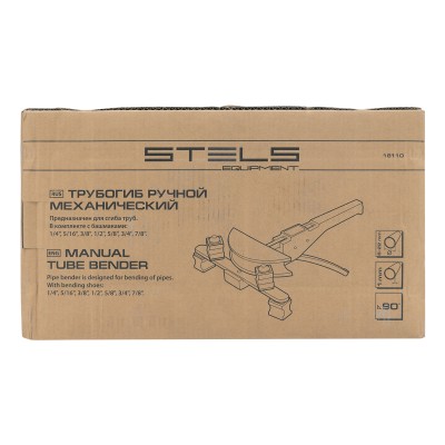 Трубогиб арбалетный, башмаки 1/4"-7/8", в пластиковом кейсе STELS