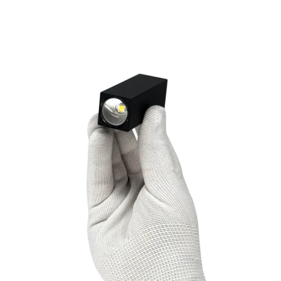 Светильник светодиодный фасадный 2W, 25*25*83мм, 4000K, алюминий, черный, IP54, серия FAСADE LED