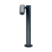 Светильник уличный столб, под лампу с цоколем GU10, д.55*450mm, IP65 , алюминий, серый, серии PARK