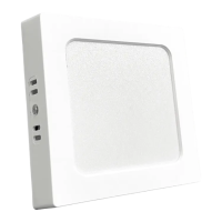 Светильник светодиодный накладной, серия Electro, квадратный, 9W, 4000K, IP40
