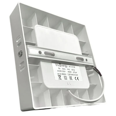 Светильник светодиодный накладной, серия Electro, квадратный, 9W, 4000K, IP40