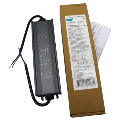 Блок питания WATERPROOF арт. wp150w24v Блок питания WATERPROOF арт. wp150w24v
