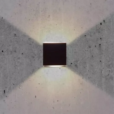 Светильник светодиодный фасадный c рассеивателем, 10 Вт, 4000K ,100*100*100 мм,алюминий, черный, IP54, серии FACADE Светильник светодиодный фасадный c рассеивателем, 10 Вт, 4000K ,100*100*100 мм,алюминий, черный, IP54, серии FACADE