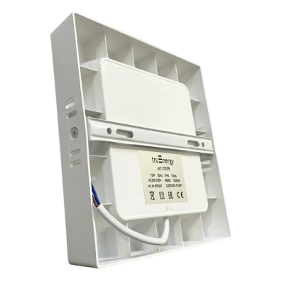 Светильник светодиодный накладной, серия Electro, квадратный, 15W, 4000K, IP40