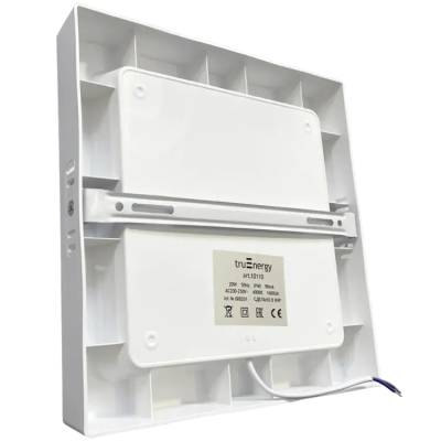 Светильник светодиодный накладной, серия Electro, квадратный, 20W, 4000K, IP40