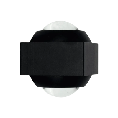 Светильник светодиодный фасадный 2W, 50*40*43мм, 4000K, алюминий, черный, IP54, серия FAСADE LED