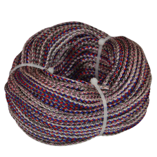 Артикул 12908, Шнур текстильный д.5мм, цветной (50м), МШК 4810207003584.