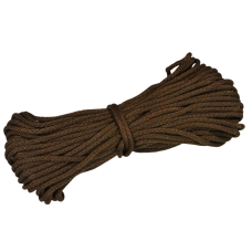 Артикул 12949, Шнур спирального плетения декоративный, коричневый, д.4мм (20м), МШК 4810207003782.