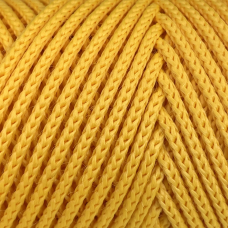 Артикул 12250, Шнур полипропиленовый д.2мм, желтый, бобина (50м), МШК 4810207002938.