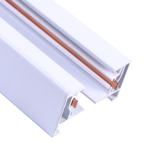 Шинопровод однофазный алюминиевый, 1 метр, П-образный,белый, серии Track, МШК 4810207008633