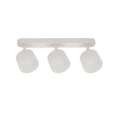 Светильник накладной с матовым кольцом поворотный спот серии Modern трехламповый 3* GX53 , алюминий, ,белый, МШК 4810207010520