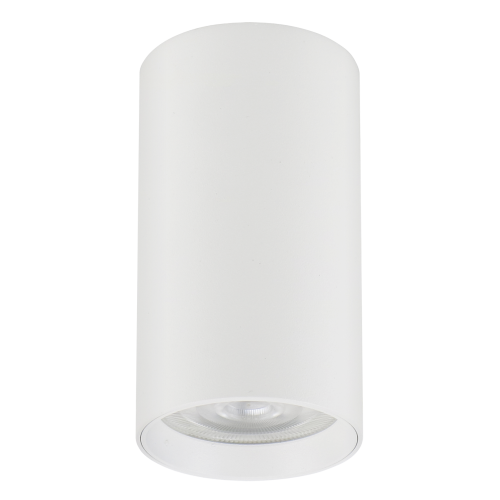 Светильник накладной под лампу с цоколем GU10, серия Modern, max 35W, D55*H100, белый, МШК 4810207006417.