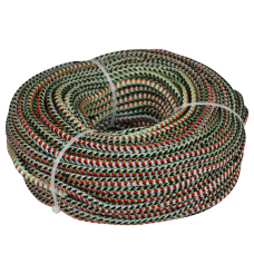 Артикул 12910, Шнур текстильный д.6мм, цветной (50м), , МШК 4810207003607.