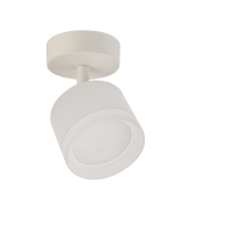 Светильник поворотный с матовым кольцом серии Modern под лампу с цоколем GX53, 83*60 мм, IP20, алюминий, белый МШК 4810207010483