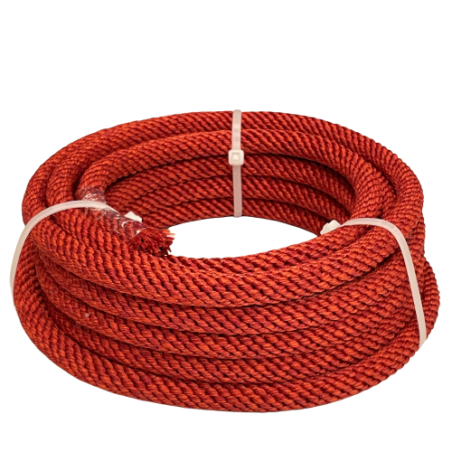 Артикул 12981, Шнур спирального плетения декоративный, красный, д.10мм (10м), МШК 4810207003935.