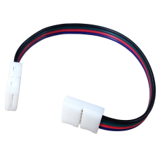 Коннектор двухсторонний (2 клипсы с проводами) для RGB светодиодной ленты, 12V/24V, 3A, МШК 4810207007179.