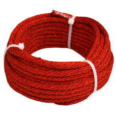 Артикул 12926, Шнур спирального плетения декоративный, красный, д.5мм (10м), МШК 4810207003676.