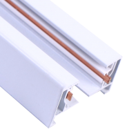 Шинопровод однофазный алюминиевый, 2 метра, П-образный,белый, серии Track, МШК 4810207008657