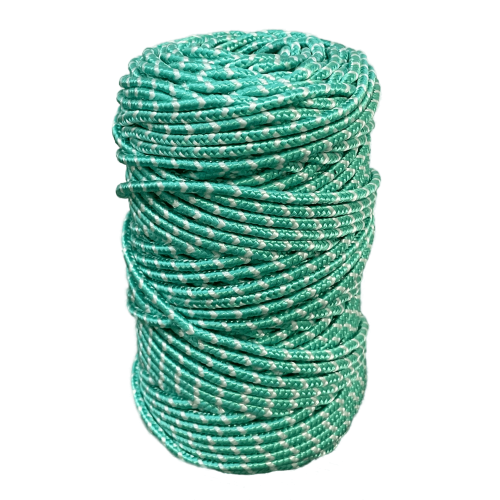 Артикул 12468, Шнур полипропиленовый плетеный д.3мм, цветной, бобина (50м), МШК 4810207007490.
