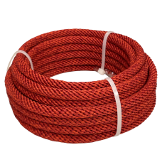 Артикул 12954, Шнур спирального плетения, красный, д. 8мм (5м), МШК 4810207003836.
