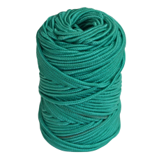 Артикул 12209 Шнур полипропиленовый плетеный 2,7 мм, зеленый, бобина (50 м), МШК 4810207002983.