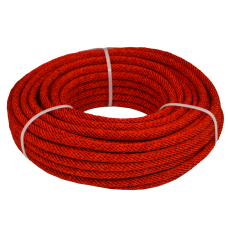 Артикул 12953, Шнур спирального плетения, красный, д. 8мм (20м), МШК 4810207003829.