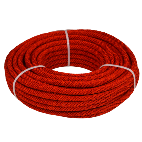 Артикул 12953, Шнур спирального плетения, красный, д. 8мм (20м), МШК 4810207003829.