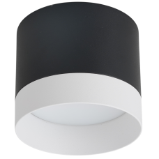 Светильник накладной серии Modern под лампу с цоколем GX53, 82*70 мм, IP20, алюминий, черный+белый МШК 4810207009876