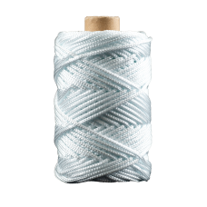 Артикул 12210, Шнур полиамидный плетеный 2,7 мм белый, бобина (50 м), МШК 4810207002051.