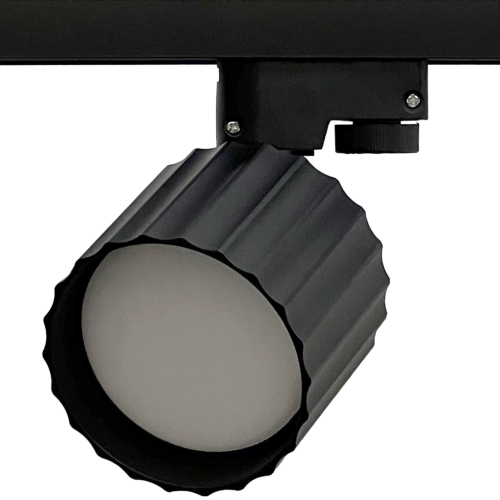 Светильник трековый однофазный под лампу GX53, 85*150 мм, алюминий, IP20,круг, черный, серии Track, МШК 4810207008602
