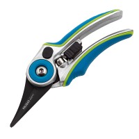 Секатор цветочный, 215 мм, регулировка захвата, алюминиевые рукоятки, Luxe, Palisad Секатор цветочный, 215 мм, регулировка захвата, алюминиевые рукоятки, Luxe, Palisad