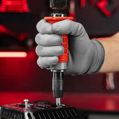 Отвертка ударно-поворотная 1/2, набор бит, 6 шт, обрезиненная ручка, пластиковый бокс Matrix Отвертка ударно-поворотная 1/2, набор бит, 6 шт, обрезиненная ручка, пластиковый бокс Matrix