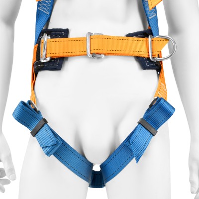 Удерживающе-страховочная привязь, модель УСП II, наплечные и набедренные лямки, высокий кушак Сибртех