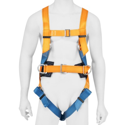 Удерживающе-страховочная привязь, модель УСП II, наплечные и набедренные лямки, высокий кушак Сибртех