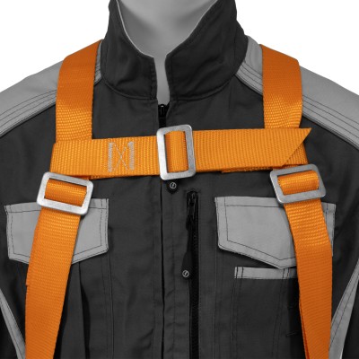 Удерживающая привязь УП IIД, с наплечными лямками, А-строп из синтетической ленты Сибртех Удерживающая привязь УП IIД, с наплечными лямками, А-строп из синтетической ленты Сибртех