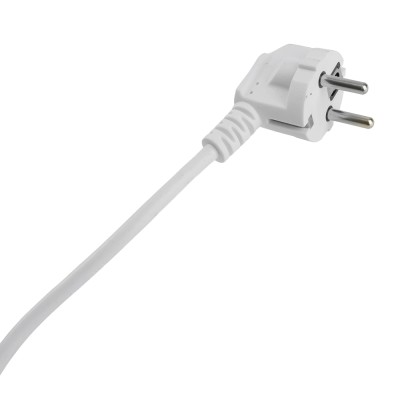 Удлинитель 4-местный с/з с выключ. STEKKER HM071-41-05 3x1мм2, 5м, 250В, 16А, 1USB+2C, 2.4A, сер Home, белый 50141