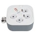 HM16-4-03-USB Удлинитель 4-местный с/з, 3x1,5мм2, 3м, 230В, 16А, 2USB+1С, 2,4А,белый 50835 HM16-4-03-USB Удлинитель 4-местный с/з, 3x1,5мм2, 3м, 230В, 16А, 2USB+1С, 2,4А,белый 50835