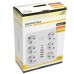 Удлинитель 6-местный c/з 3x1 мм2, 1,8 м, 250В, 10А, 4USB+2Type-C 2,4А, серия Home plus, белый STEKKER HM09-66-02 49975 Удлинитель 6-местный c/з 3x1 мм2, 1,8 м, 250В, 10А, 4USB+2Type-C 2,4А, серия Home plus, белый STEKKER HM09-66-02 49975