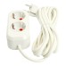 Удлинитель двухместный с/з STEKKER HM06-21-03 3x1мм2, 3м, серия Home (У10-001), белый 49340 Удлинитель двухместный с/з STEKKER HM06-21-03 3x1мм2, 3м, серия Home (У10-001), белый 49340