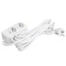 Удлинитель двухместный с/з STEKKER HM06-21-05 3x1мм2, 5м, серия Home , белый 49341