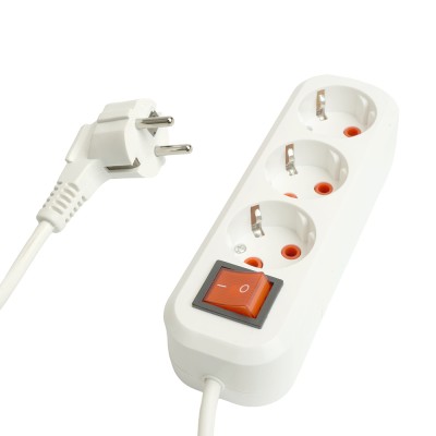 Удлинители STEKKER 49356, серия Home, цвет белый, длина 7 м, количество розеток 3, сталь, сечение кабеля 1 мм2, тип кабеля ПВС, материал кабеля -, ток 16А, напряжение 250В, максимальная нагрузка 3520Вт, тип вилки - прямая. Диапазон рабочих температур +1.. Удлинители STEKKER 49356, серия Home, цвет белый, длина 7 м, количество розеток 3, сталь, сечение кабеля 1 мм2, тип кабеля ПВС, материал кабеля -, ток 16А, напряжение 250В, максимальная нагрузка 3520Вт, тип вилки - прямая. Диапазон рабочих температур +1..