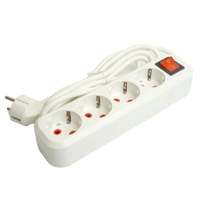 Удлинители STEKKER 49361, серия Home, цвет белый, длина 7 м, количество розеток 4, сталь, сечение кабеля 1 мм2, тип кабеля ПВС, материал кабеля -, ток 16А, напряжение 250В, максимальная нагрузка 3520Вт, тип вилки - прямая. Диапазон рабочих температур +1.. Удлинители STEKKER 49361, серия Home, цвет белый, длина 7 м, количество розеток 4, сталь, сечение кабеля 1 мм2, тип кабеля ПВС, материал кабеля -, ток 16А, напряжение 250В, максимальная нагрузка 3520Вт, тип вилки - прямая. Диапазон рабочих температур +1..