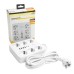 Удлинитель 6-местный c/з 3x1 мм2, 3 м, 250В, 10А, 4USB+2Type-C 2,4А, серия Home plus, белый STEKKER HM09-66-02 49982 Удлинитель 6-местный c/з 3x1 мм2, 3 м, 250В, 10А, 4USB+2Type-C 2,4А, серия Home plus, белый STEKKER HM09-66-02 49982
