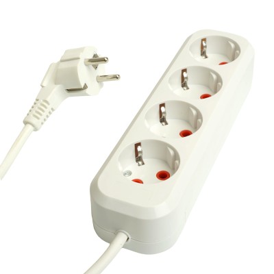 Удлинитель четырехместный c/з STEKKER HM06-40-07 3x1мм2, 7м, серия Home (У10-429), белый 49389 Удлинитель четырехместный c/з STEKKER HM06-40-07 3x1мм2, 7м, серия Home (У10-429), белый 49389